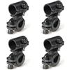 Vjsujehgy Supporto per Staffa per Torcia Un LED 4PC Accessori per Lo Sport Supporto per Montaggio per Luci per Bicicletta Torcia per Bici da Bicicletta Un Rotazione 360