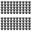 Vjsujehgy 100PZ Mountain Bike Bar Spine MTB della Bicicletta della Strada del Manubrio End Tappi Manubrio Caps Impugnatura nel Plastica Bar End Tappi
