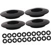 Luxshiny 24 Pezzi Anelli Antigoccia per Paddle Kayak e Canoa, Accessori Anti Goccia per Paddleboard Materiale Resistente e Design Ergonomico