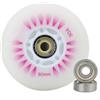 LIZHAYG Ruote Pattini in Linea Ruote Flash for Pattini in Linea con Cuscinetto Nucleo Magnetico 64MM-110MM Ruote for Pattini Quad Nucleo for Pattini(Purple 110mm)