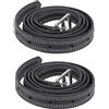 Prosxylate 2 Pezzi di Cinghie per Staffa equestre, Cinghia per Cavezza in Pelle di Vacchetta Rinforzata con Cinturino Elastico per l'Equitazione, Cinghia a sfilo Resistente Compatibile con la