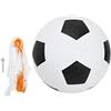 Generico Pallone Calcio Gomma Numero 5 - Valvola Ermetica con Ago Facile da Gonfiare Resistente Usura per Allenamento Quotidiano Principianti