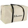 SheerFaring Organizzatore Tenda Borsa Portaoggetti Trekking Borsa Contenitore Attrezzatura Da Campeggio Manico Rinforzato Tessuto Oxford Resistente Idoneo, Beige White L