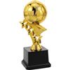 Operitacx Pallone da Calcio in Plastica con Design Originale, Finitura Lucida e Forma di Dorata, per e Eventi Sportivi Riutilizzabile