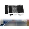 OHYANYAO 2 Pezzi Rete da Ping Pong,Rete Sostitutiva Portatile per Tennistavolo,Rete di Ricambio per Tavoli da Ping Pong,Rete da Ping Pong in Nylon per Interni ed Esterni (Nero)