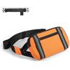 Dolvitrny Marsupio da ciclismo con porta bottiglia d'acqua, cintura sportiva riflettente per corsa notturna, marsupio regolabile per telefono, palestra all'aperto compatta -Sac e (blu)