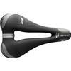 Sportourer by Selle Italia GARDA LADY E-Bike Superflow - Sella Bicicletta da Donna, Bici Elettrica, Foro Anatomico e Inserti Hi-Viz - Taglia Unica, Nero