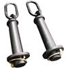 Sharplace 2 Pezzi Squat Rack Accessori per Supporto Pesi Dispositivo Assistenza Pull Up Elasticizzato Struttura Pesante in Acciaio Durevole Adatto a Fitness CAS, Nero