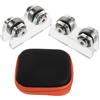 MUELODSIC Tester per Controllo Rettilineità Stecca da Biliardo in Acrilico Trasparente con Custodia, Accessori per Manutenzione e Allenamento Stecche Snooker, Rullo di Ispezione Compatibile