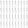 STOBAZA 40 da Pesca con Moschettone a Scatto Coast Lock in Inox Connettori da Pesca Anti Torsione Traina e Black Bass