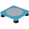 RNXRZANK Mini Trampolino per Bambini con Base Stabile, Letto per Saltare Compatto, Attrezzatura per Esercizi in Materiale PP, Adatto per L'allenamento, Blu