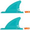 Vjsujehgy 2 Pezzi Accessori per Tavola da Paddle Gonfiabile Fins per Tavola da Paddle Gonfiabile Fin Centrale da 4 Pollici Fin Staccabile Fin di Coda Accessori per Paddle