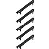 Vjsujehgy 5X Mountain Bike Telaio per Bicicletta Chainstay Pubblicato Protector Protezione per Bicicletta Catena di Protezione Accessori per Bici Nero