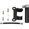 Caswynlife Pompa ad aria per biciclette e palloni sportivi, ad alta pressione, 120 psi, pompa manuale portatile in lega di alluminio con ago, gonfiatore compatto e leggero, per bici da strada, basket