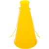 COOPHYA Megafono da Stadio in Plastica Gialla, Accessorio per Cheerleader per Feste Aumentare L'atmosfera Vivace