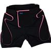 SheerFaring Pantaloncini Imbottiti Pattinaggio Snowboard Protezione Anca con Elastica E Imbottitura Protettiva per La Anca Adatti P, L