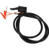 WHAMVOX Gonfiaggio per Pompa Bicicletta Nero in Plastica Adattatore Valvola, Resistente a Temperature Estreme, Accessorio per Bicicletta Facile da Usare