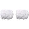 Vjsujehgy 2X Reti da Allenamento per Porte da Calcio, Non Inclusi, Rimbalzanti, 3X2 M, Diametro della Corda di Circa 0,5 cm