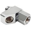 Sharplace Adattatore Girevole Flessibile per Splitter da Immersione Ad Alta Pressione per Attrezzature Flessibili.