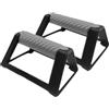 hindraem Barra per flessioni, supporti per flessioni, maniglie per, attrezzatura per fitness antiscivolo da pavimento per uomo, attrezzatura multiuso per, Grigio, 19x11x7cm
