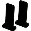 Generic 2 Pezzi Supporto per Guantoni da, Porta Guantoni Robusto in Acrilico, Espositore per, Palestra, Soggiorno, Banconi, Nero