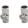 Vjsujehgy 2X Perno di Trazione per Ringhiera, Albero, Tettoia, Tubo, Giunto Girevole, Accessori per per Barche, 25 Mm
