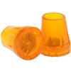 KAIYUEMAOYI 2 Pezzi Puntali Bastone Gomma Punta Ricambio Supporto Antiscivolo per Carrelli da Passeggio Adatti a Anziani attività all'Aperto, Giallo, 25mm