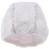 OSOLADY Cuffia da nuoto elastica da donna: Cuffia da nuoto in rete con strass scintillanti - Antiscivolo e ad asciugatura rapida - da bagno elasticizzata in rete per donne adulte con capelli lunghi,