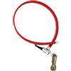 Dolvitrny Tubo di prolunga per pompa per bicicletta, tubo di ricambio per pompa da pavimento con clip per ugello UK, tubo di gonfiaggio dell'aria in gomma da 60 cm, per biciclette e moto, pompe a tubo singolo