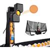 Generic Robot automatico da ping pong, 36 lanciatore di palline da spinning con telecomando, macchina per allenamento da ping pong per esercitarsi da soli a casa
