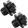 QINBINENG Valvola dell'aria a spirale per barca gonfiabile da 24 mm, 2 pezzi, valvola di ricambio per gonfiaggio unidirezionale, valvola Boston per gommoni, zattera, kayak, piscina, barca, materassini
