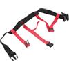 Yusat [] Imbracatura da Allenamento per Snowboard Imbracatura da Sci per Bambini Controllo della velocità Regolabile Materiale in Nylon Resistente Rosso Pattini a Rotelle da Allenamento per Pattini in