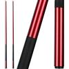 Kmise Bastoncini per stecca da biliardo in fibra di vetro composito di grafite, 510,3 g, 9,5 mm, punta monopezzo da 144,8 cm, per stecca da biliardo professionale a bassa deflessione, set da 2 per