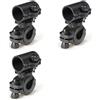 Vjsujehgy Supporto per Staffa per Torcia Un LED 3PC Accessori per Lo Sport Supporto per Montaggio per Luci per Bicicletta Torcia per Bici da Bicicletta Un Rotazione 360