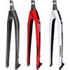 JIASHUNHE Forcella MTB Forcella Anteriore for Bicicletta da Montagna in Fibra di Carbonio 26er 27.5er 29er conica 1-1/8-1-1/2 Bici Forcella Rigida Parti MTB(Black 29er)