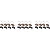 Vjsujehgy Pastiglie Freno Un Disco da 12 Paia per Mountain Bike per Saint M810 M820 M640 H01 Pastiglia Freno Idraulica Semi- MTB