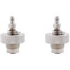 Vjsujehgy 2X Adattatore di Riempimento Valvola DIN per Strumenti Pneumatici per Immersioni, 300 Bar, /Femmina, Acciaio Inossidabile