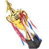 TOKIDNY Coppa Metallo Oro Design Corona Sport Cerimonie