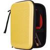 Zenllihome Borsa per racchette da ping pong con guscio rigido in EVA, contiene 2 racchette e 6 palline, custodia portatile con cinghie elastiche per giochi al coperto, blu (bianco)