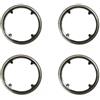 Vjsujehgy 4X MTB Road Bicicletta Protezione Ruota Pignone Proteggi Copertura Guarnitura Leggera Manovella Shield 42-Denti Catene Bici Copertura Ruota