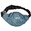 Pro.XI Marsupio vegano in nylon resistente all'acqua, unisex, a 3 scomparti, per uomini e donne, marsupio multifunzione, borsa a tracolla, borsa da petto per viaggi, sport e uso quotidiano, blu navy