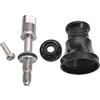 Melbolda Per Stella Stradic F4 F6 per Twin Power Cardif per Ultegra per mulinello da pesca Sahara Rocker Arm giunto interfaccia metallo 8x5 colore nero (rosso)