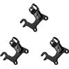 Vjsujehgy 3X Supporto di Montaggio 'Adattatore del Telaio del Convertitore della Staffa del Freno Un Disco della Bici MTB Regolabile da 20/31,8 Mm