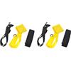 Vjsujehgy 2X Attrezzatura per L'Allenamento di Nuoto Paracadute Cinture per Allenamento di Nuoto Impermeabili Regolabili con Paracadute di per Bambini,C