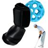 Générique Golf Swing Trainer, Left Hand Golf Aid, 7,87 x 4,72 x 4,13 pollici Dimensioni compatte PU Foam Ball, Arm Allineamento Practice Equipment for Home Or Driving Range, Beginners, Blue