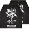 LEKÄRO Piastre ponderate per gilet da 24,9 x 28 cm, in acciaio, per gilet, 5,51/8,81/15,43/9,5 kg, inserti antiruggine rivestiti a polvere per allenamento CrossFit Murph Rucking Running Strength Training