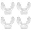 Vjsujehgy 4PC Silicone Scuba Diving Bocchino Regolatore Snorkel Bocca Pezzo Dive Gear On-Tossico Anti-Allergia di Sicurezza nel Silicone
