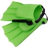 Smarbettiy Pinne da nuoto regolabili per nuotatori junior vestibilità sicura design aerodinamico supporto antiscivolo EVA PVC costruzione dimensioni 14-18,5 cm blu giallo arancione (arancione)