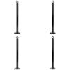 Vjsujehgy 4X Gym Weight Pin Loading Rack Fitness Pulley Cable System Attachment Manubri Supporto per Bilanciere per Sollevamento Pesi-B