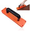 ZYQUES Blocco maschiatura per pavimenti in vinile, 23,5 x 6,1 cm, strumento per l'installazione di pavimenti in laminato antiscivolo, strumento per l'installazione di pavimenti in laminato duro arancione